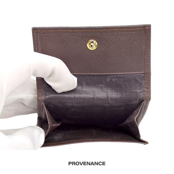 🔴 Burberry Horizontal Gusset Snap Coin Wallet - Nova Check - Picture 5 of 6